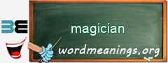 WordMeaning blackboard for magician